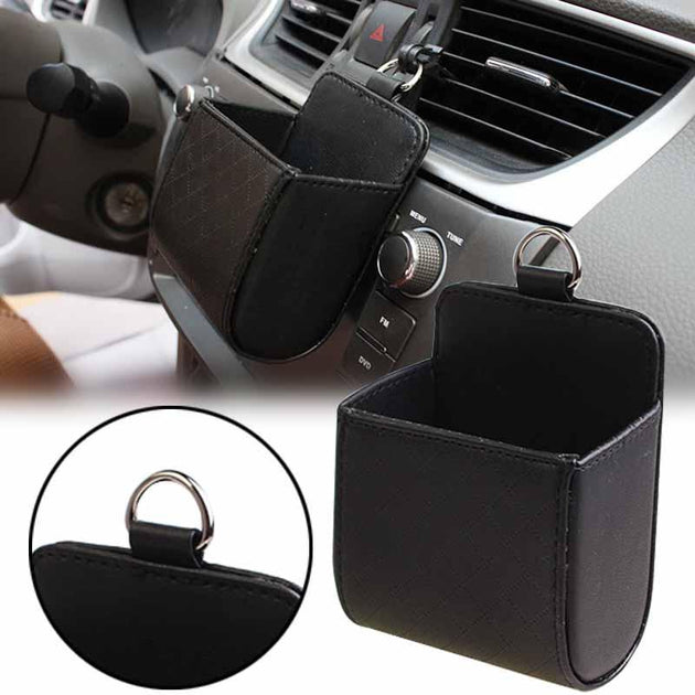 Car Air Vent Organizer Pocket - Indigo-Temple