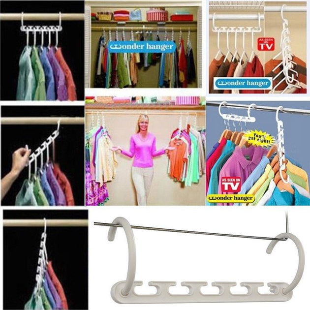 Closet Space Saving Hanger  Organizer (2pcs) - Indigo-Temple