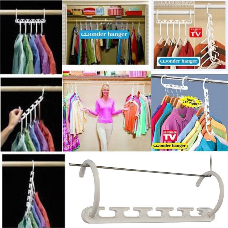 Closet Space Saving Hanger  Organizer (2pcs) - Indigo-Temple