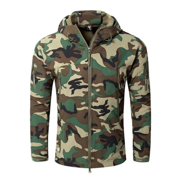 TACTICAL SHARKSKIN SOFT SHELL WATERPROOF JACKET (free shipping) - Indigo-Temple