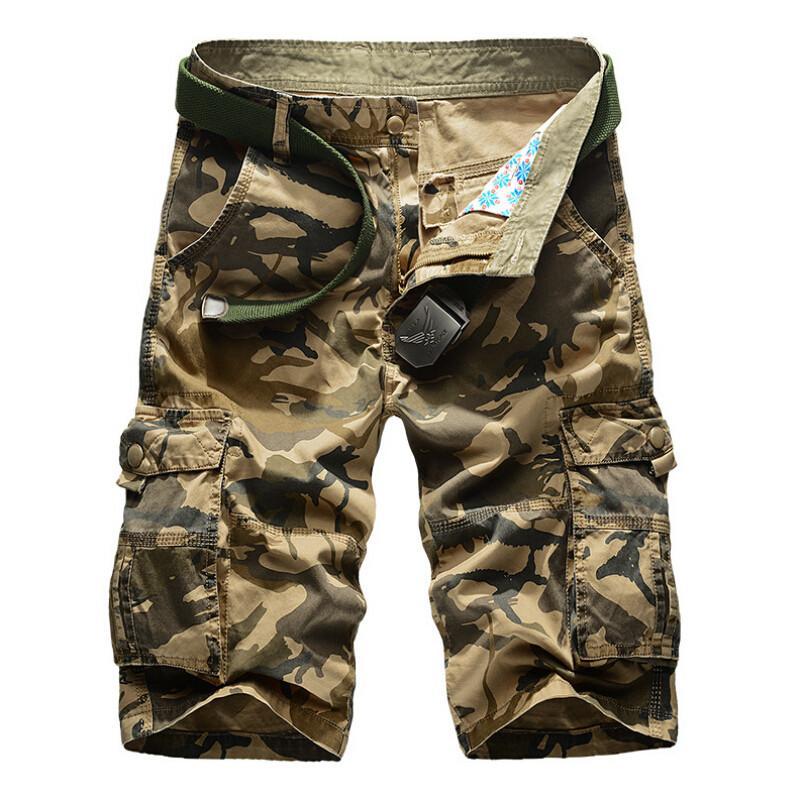 VP77 Camo Cargo Shorts - Indigo-Temple