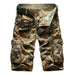 VP77 Camo Cargo Shorts - Indigo-Temple