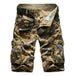 VP77 Camo Cargo Shorts - Indigo-Temple